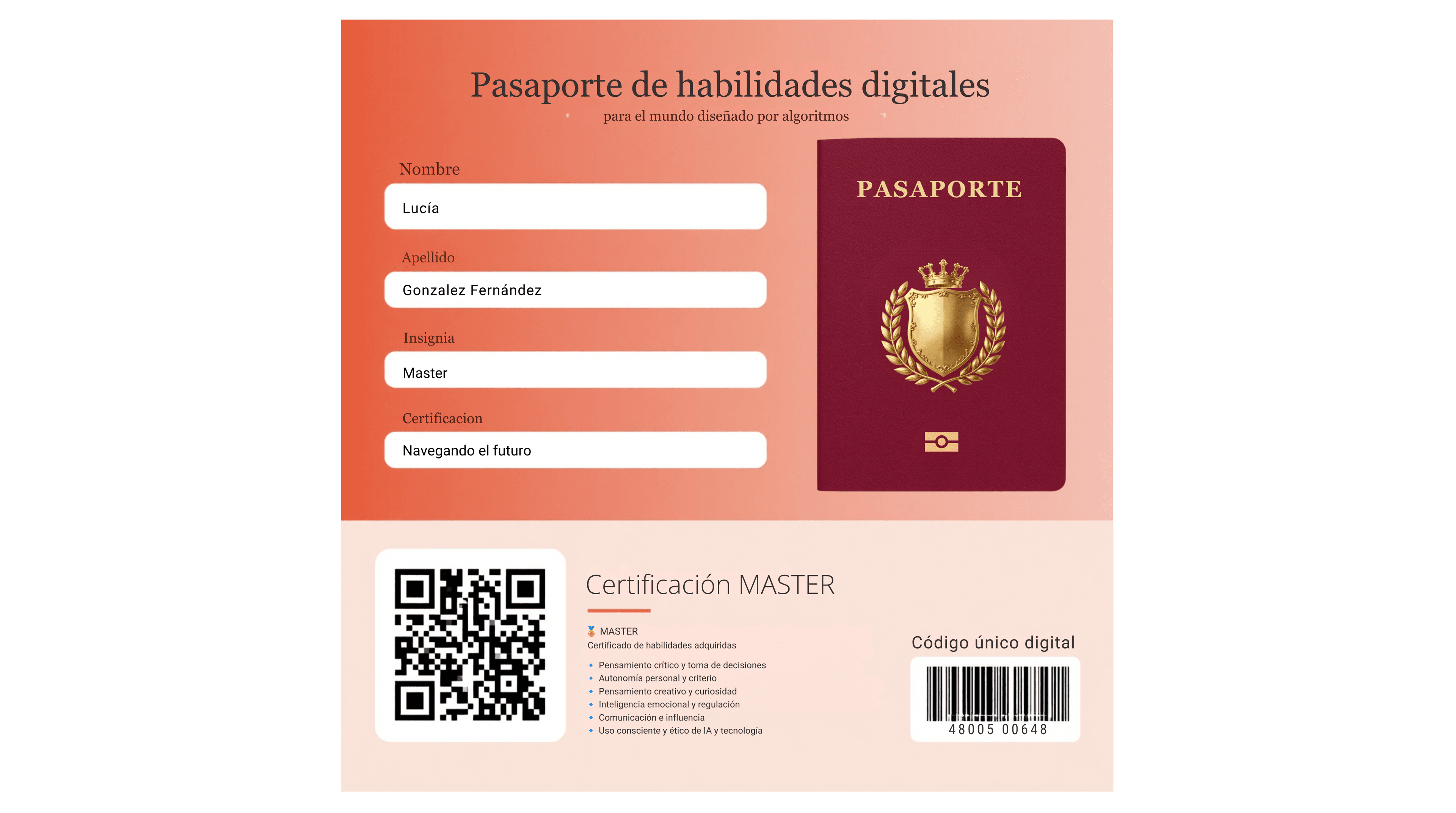 Pasaporte Digital de Habilidades.